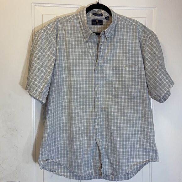 Bill Blass Black Label 💯 Cotton Men Shirt Size XL - Picture 1 of 9